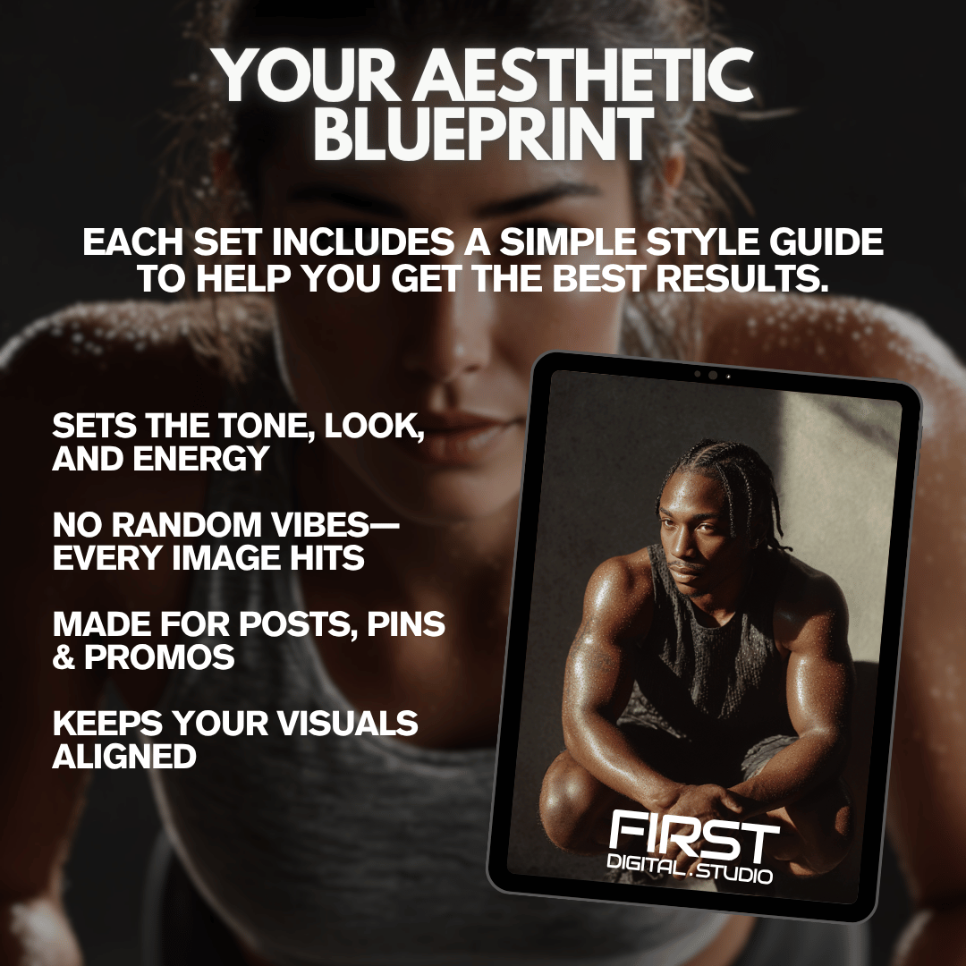 BLACK FLAME | 120+ Health & Fitness Images + Style Guide