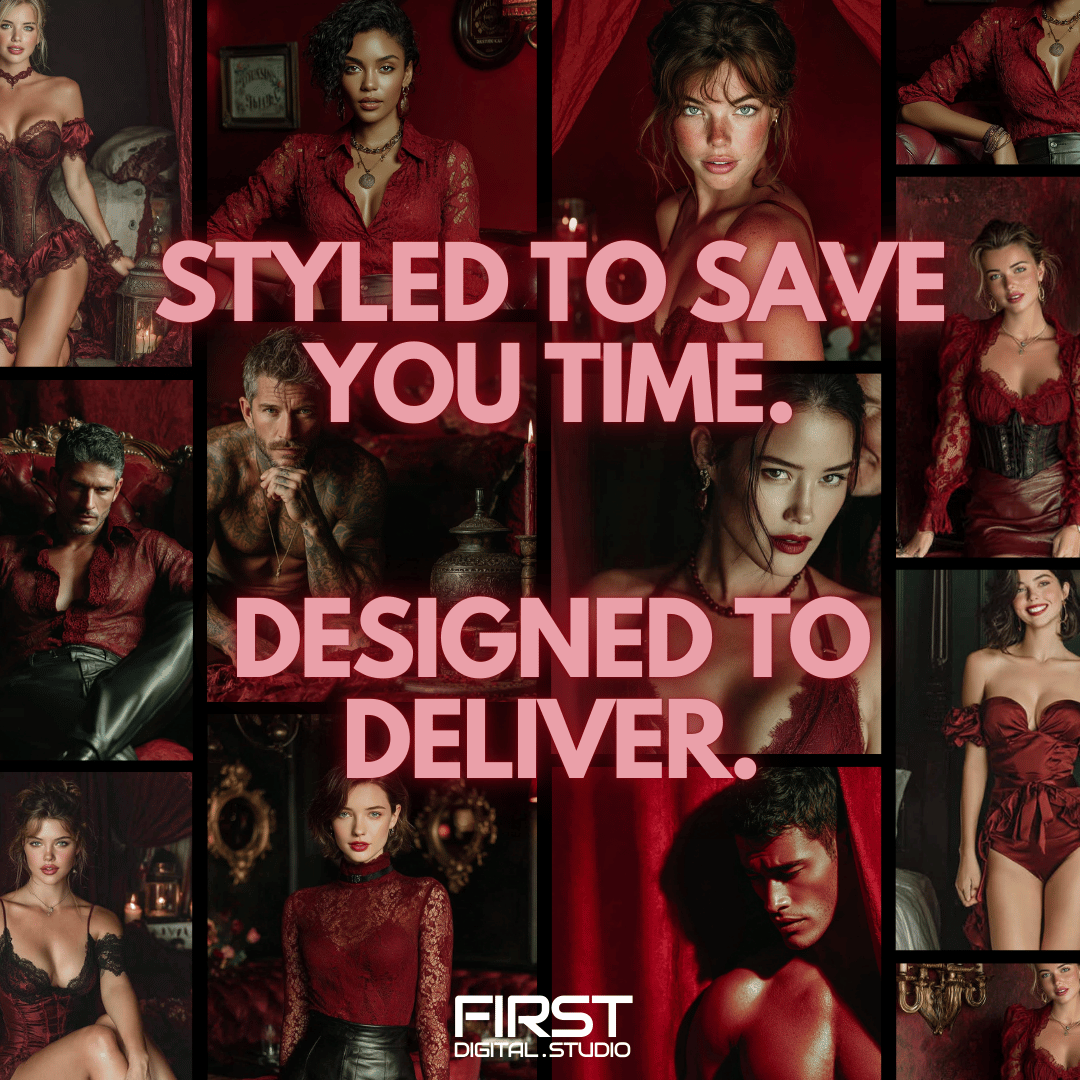 VELVET SHADOWS | 120+ Editorial Boudoir Images + Aesthetic Style Guide