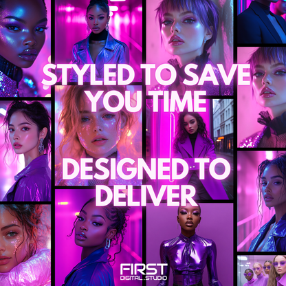 NEON REIGN | 65+ Cyberpunk Fashion Images