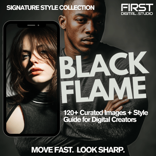 BLACK FLAME | 120+ Health & Fitness Images + Style Guide