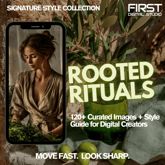 ROOTED RITUALS | 120+ Wellness Images + Style Guide